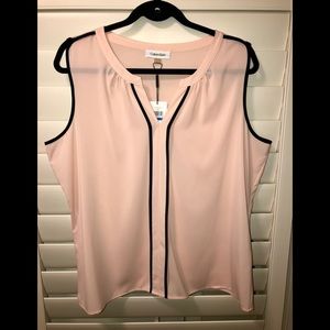 Calvin Klein Short Sleeve Pink Shirt